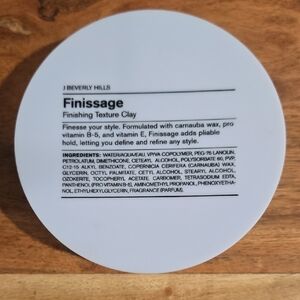 J Beverly Hills Finissage Texture Clay 2.5oz NEW